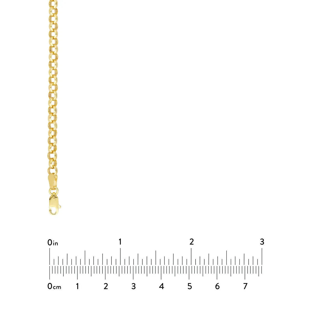 14K Yellow Gold 50/50 Paperclip + Rolo Chain Necklace