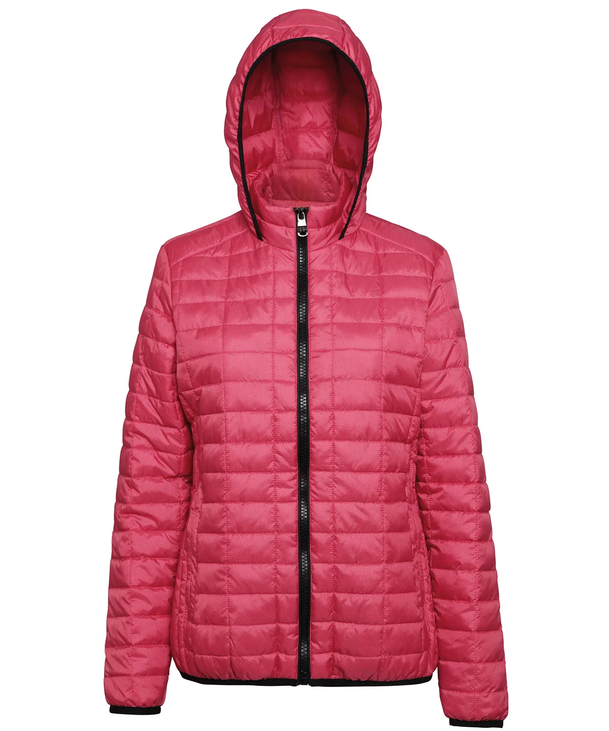 2786 Women's honeycomb hooded jacket