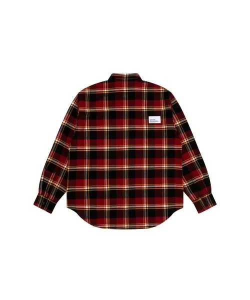 A BATHING APE  |Street Style Long Sleeves Cotton Logo Shirts