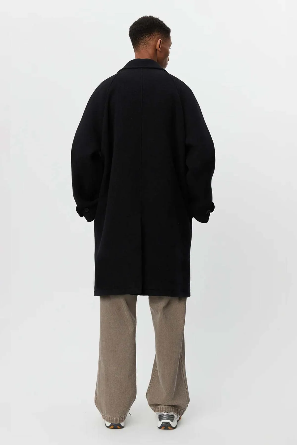 Accession Recycled Wool Coat - Black