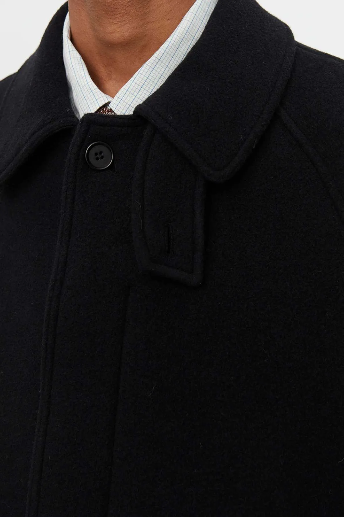 Accession Recycled Wool Coat - Black