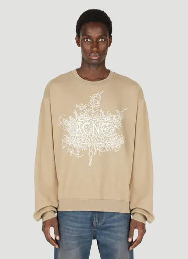 Acne Studios  |Crew Neck Street Style Long Sleeves Cotton Logo Designers