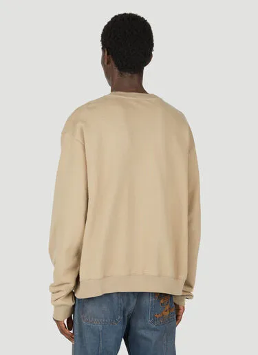 Acne Studios  |Crew Neck Street Style Long Sleeves Cotton Logo Designers