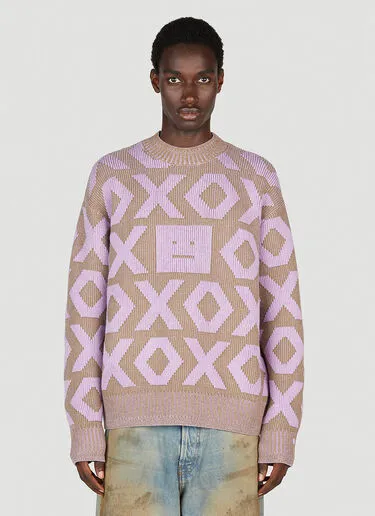 Acne Studios  |Crew Neck Wool Street Style Long Sleeves Cotton Logo