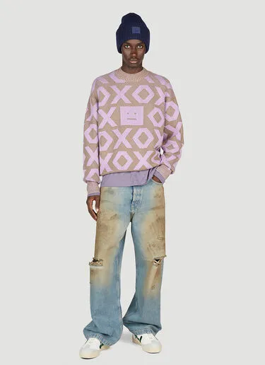 Acne Studios  |Crew Neck Wool Street Style Long Sleeves Cotton Logo