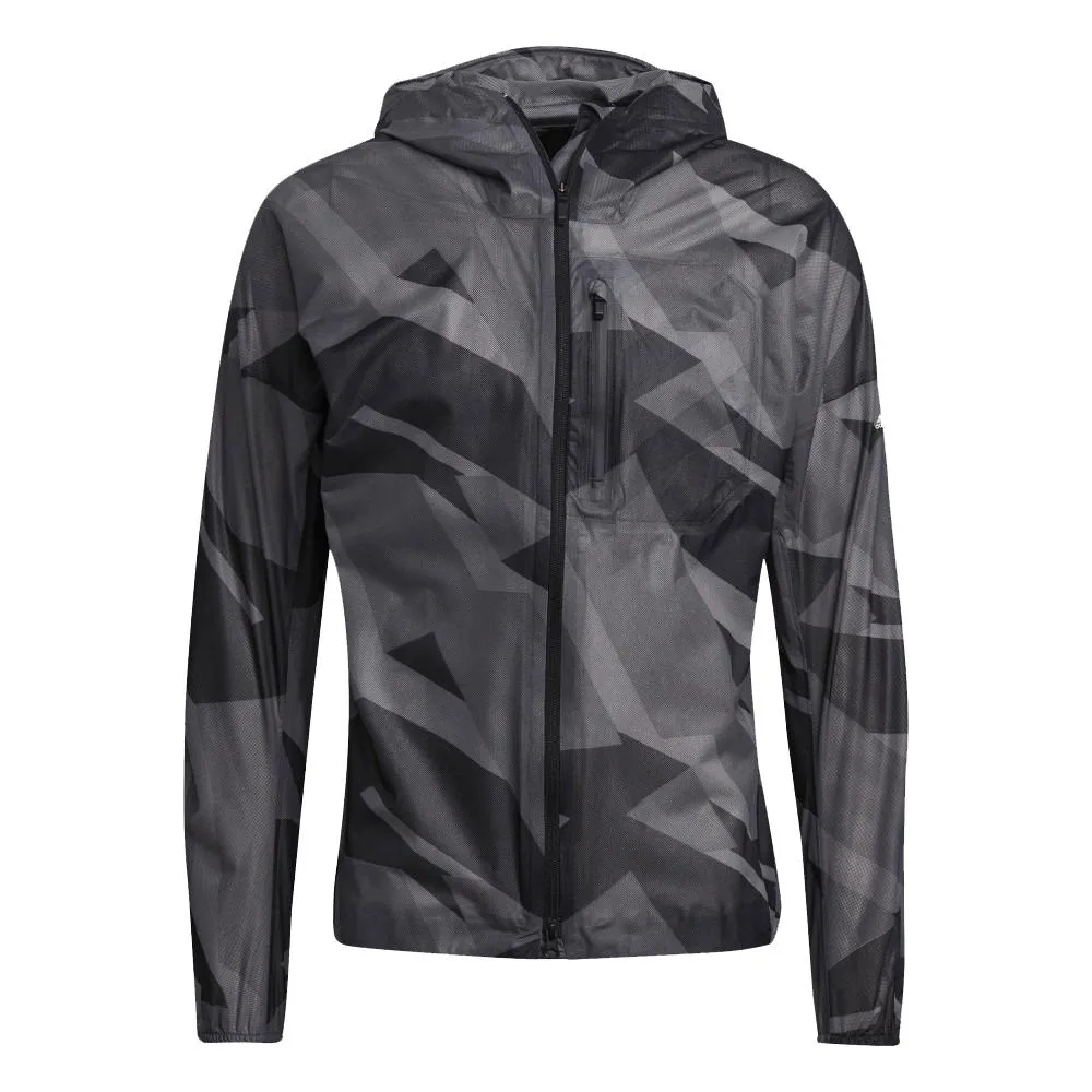 Adidas Men Terrex Agravic Graphic 2.5 Layer Rain Jacket GL1199