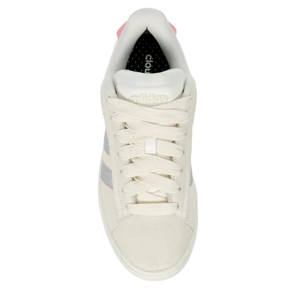 ADIDAS  WOMENS GRAND COURT ALPHA 00'S SNEAKER