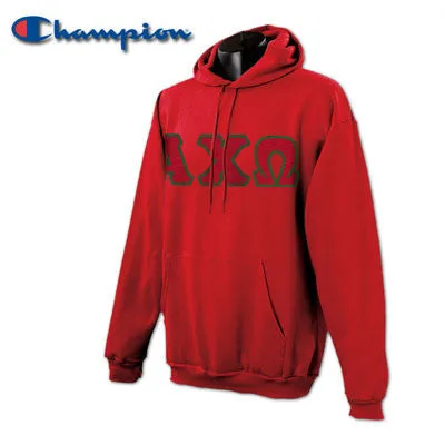 Alpha Chi Omega Champion Powerblend Hoodie - S700 - TWILL