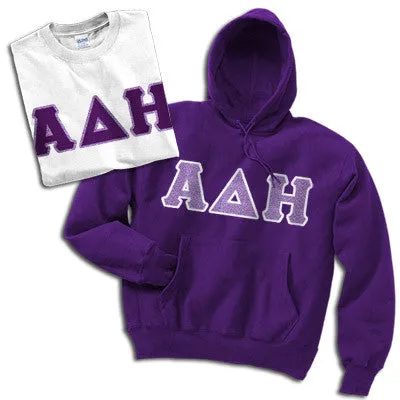 Alpha Delta Eta Hoodie and T-Shirt, Package Deal - TWILL