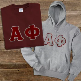 Alpha Phi Hoodie and T-Shirt, Package Deal - TWILL