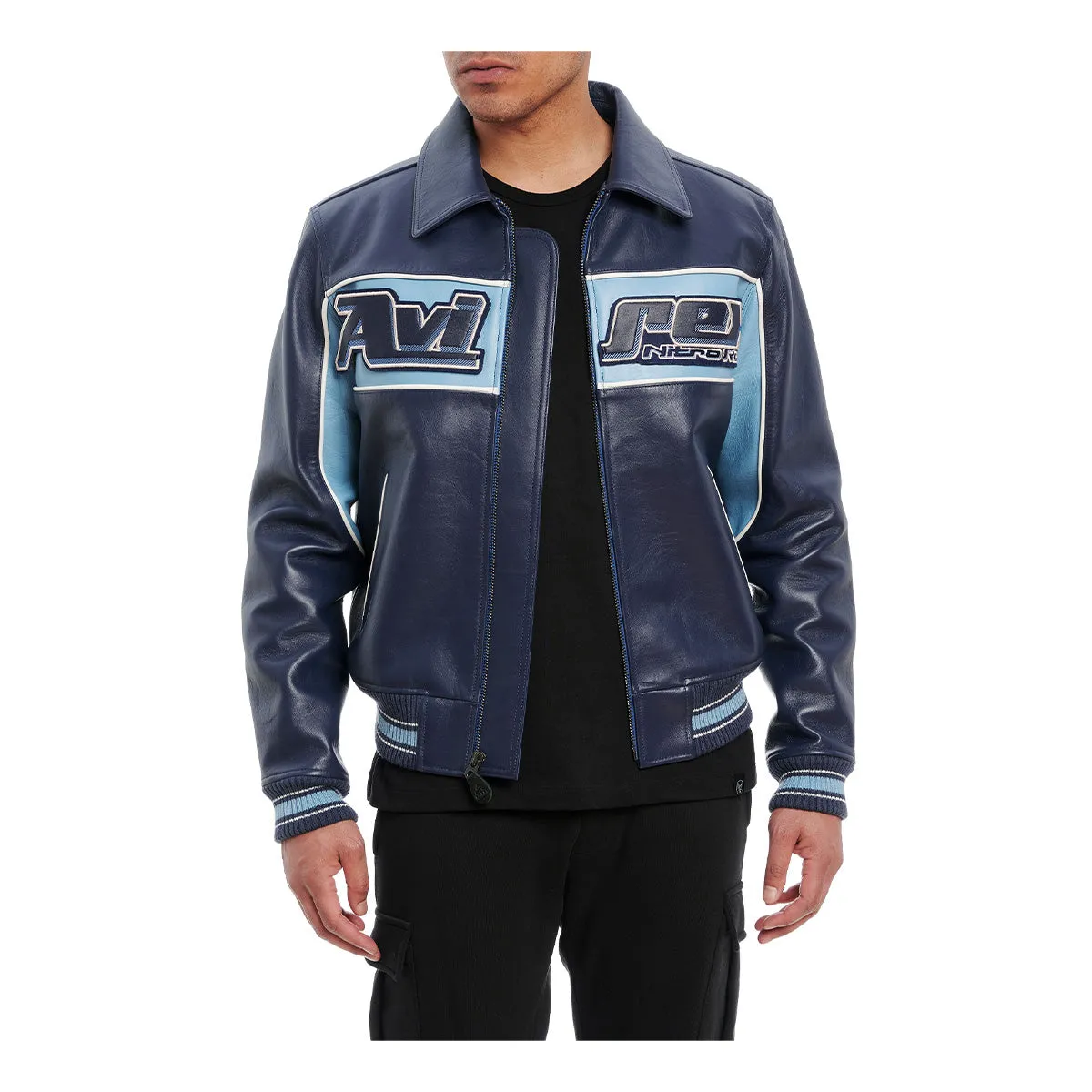 Avirex Mens Nitro-Run Jacket AVF201O01-414 Indigo