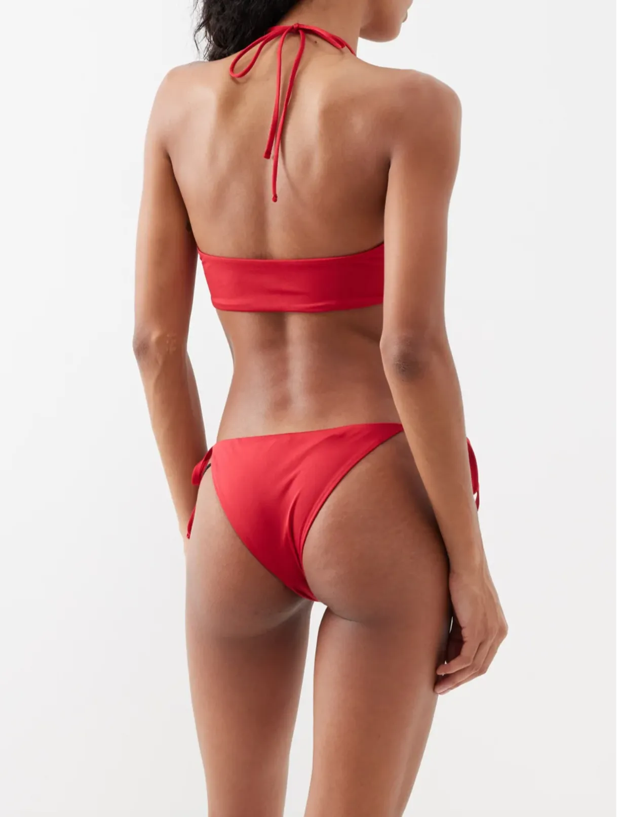 Bahia Bikini in Carmine Red - Top