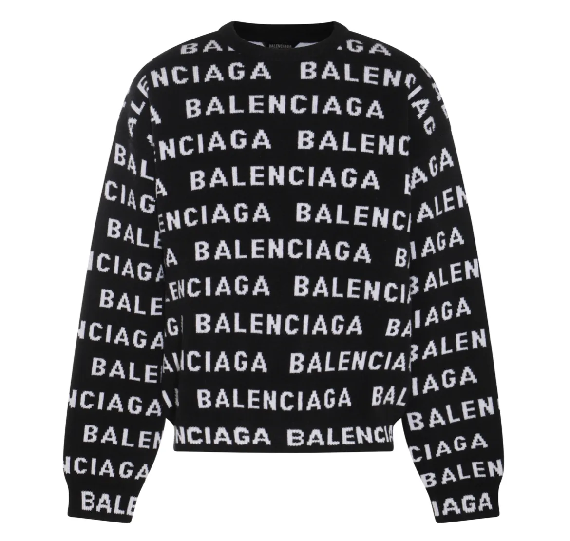 BALENCIAGA  |Unisex Street Style Logo Skater Style Luxury Sweaters