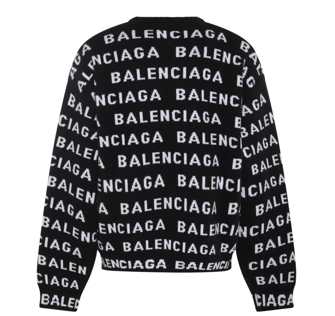 BALENCIAGA  |Unisex Street Style Logo Skater Style Luxury Sweaters