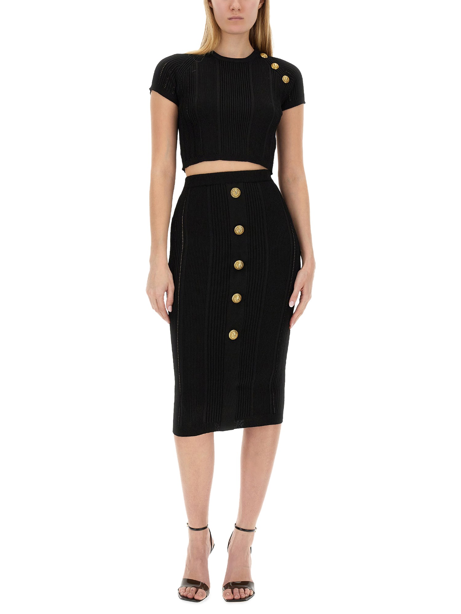 BALMAIN    KNIT SKIRT