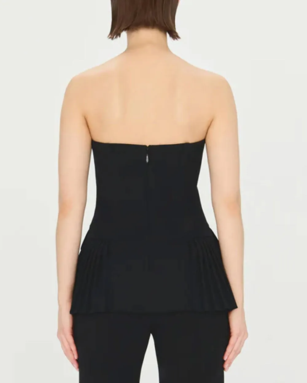 Black Vita Pleated Bustier