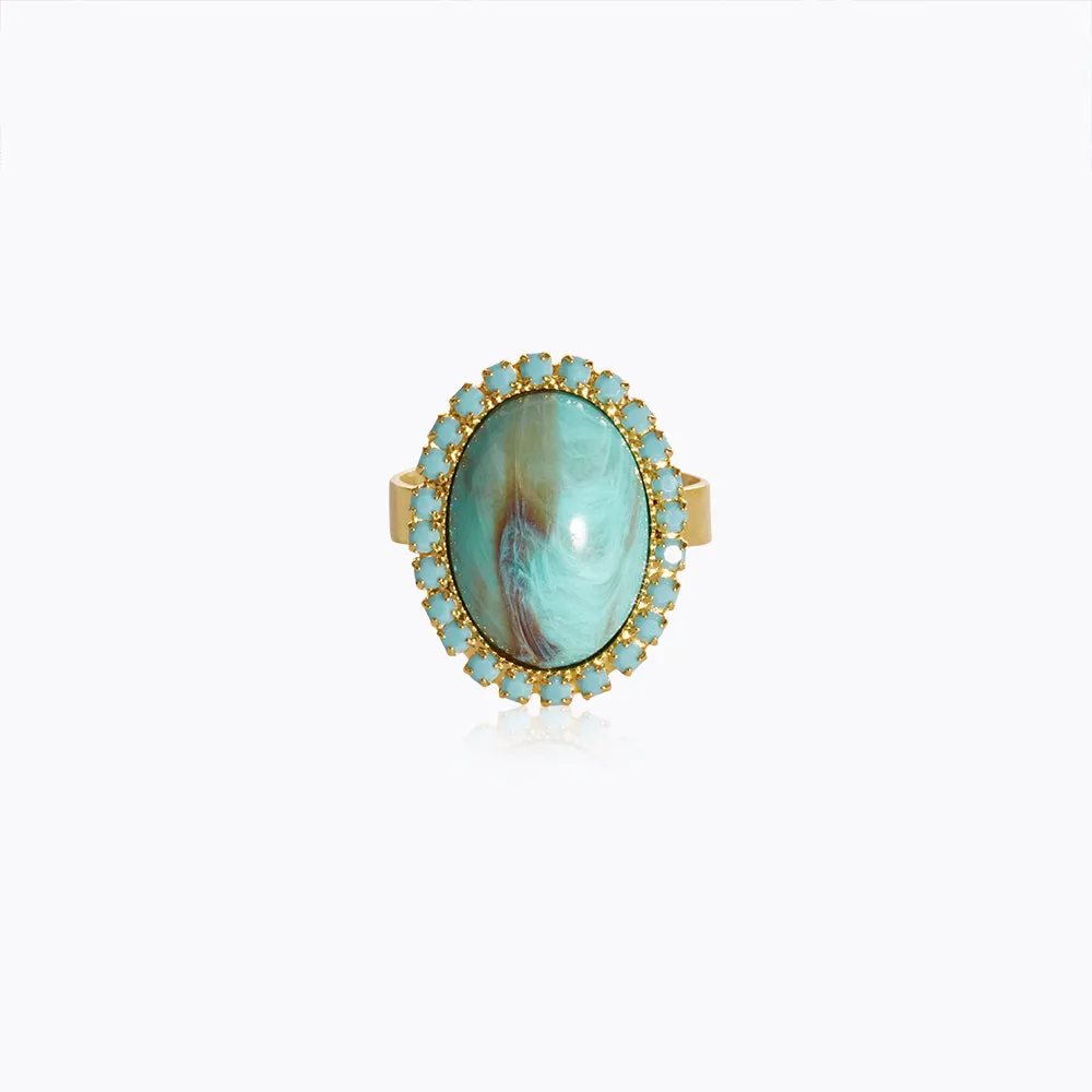 Boho Turqouise Ring / Turquoise Matt