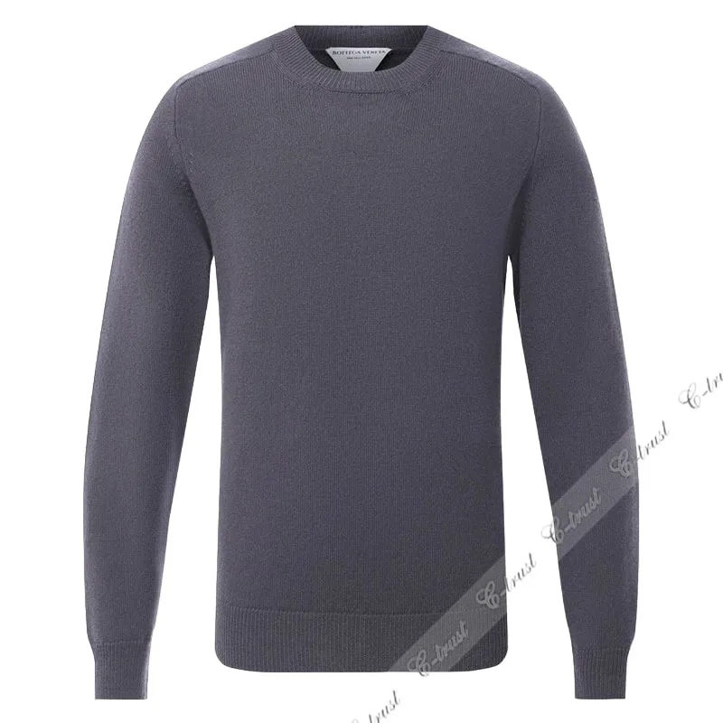 BOTTEGA VENETA  |Crew Neck Wool Street Style Long Sleeves Logo Sweaters