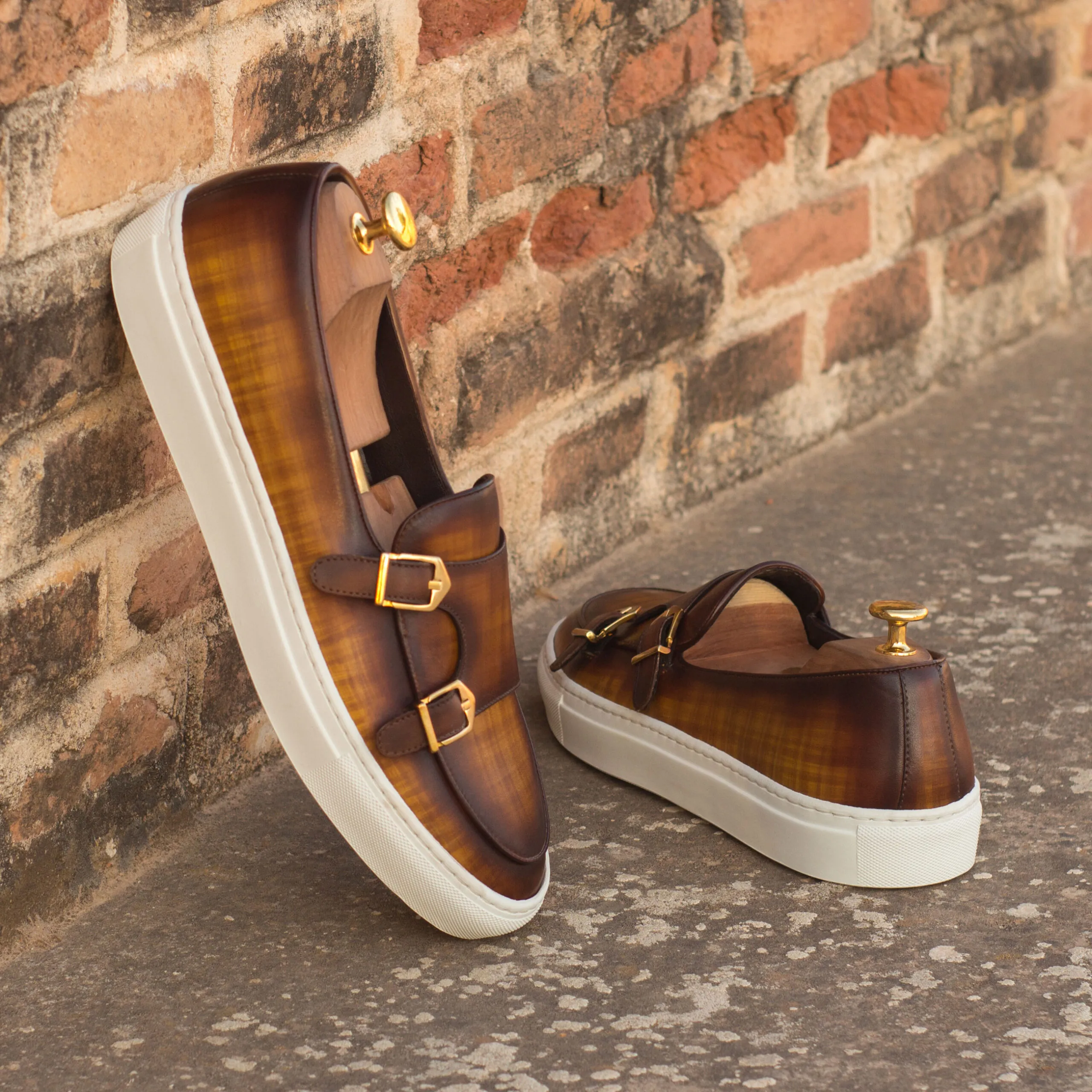 		Brown Monk Sneaker	