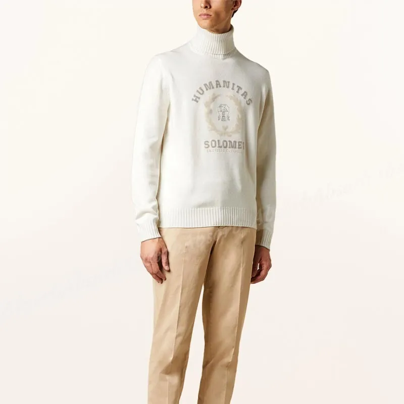 BRUNELLO CUCINELLI  |Cashmere Street Style Long Sleeves Logo Sweaters