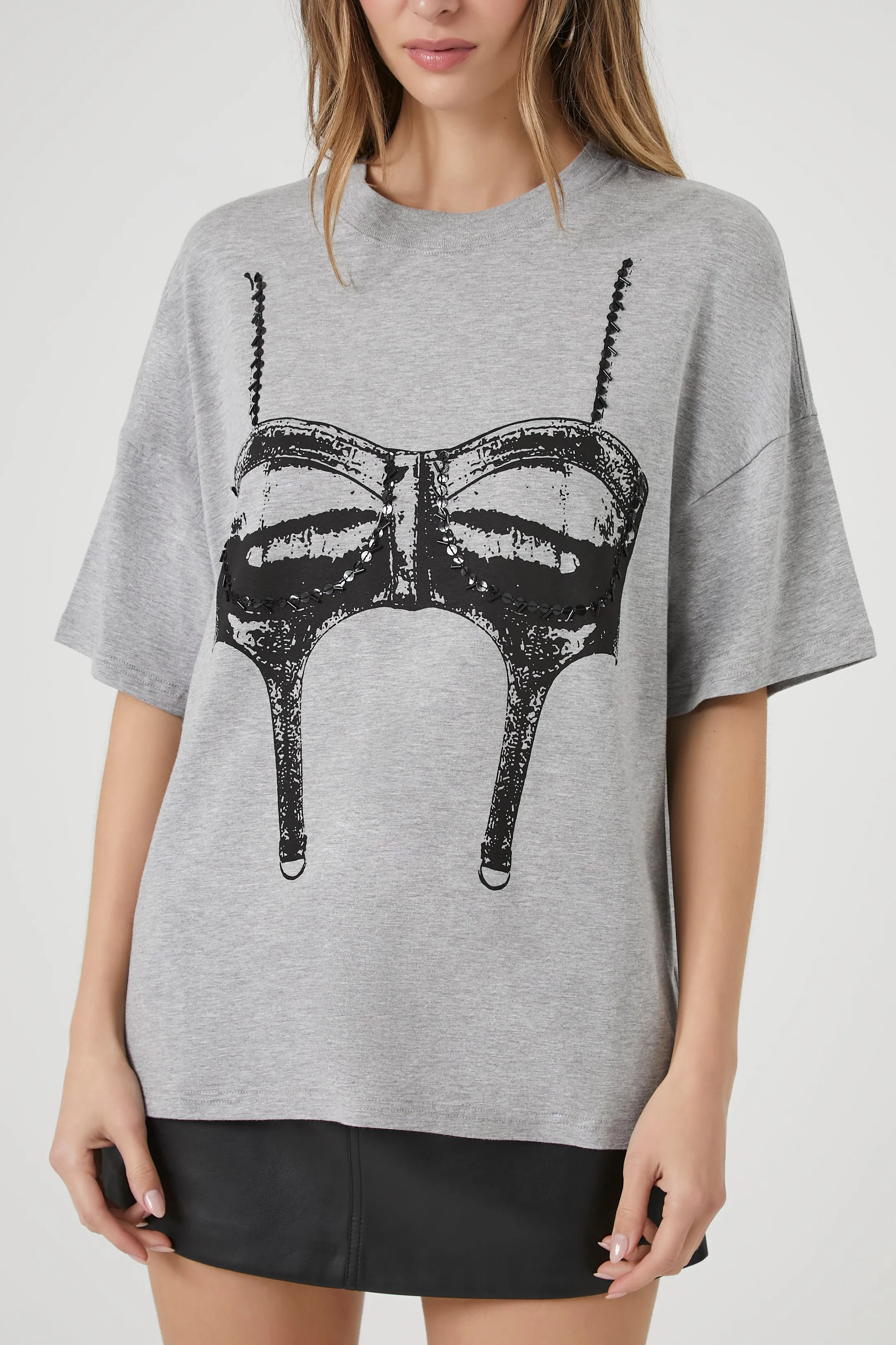 Bustier Graphic T-Shirt