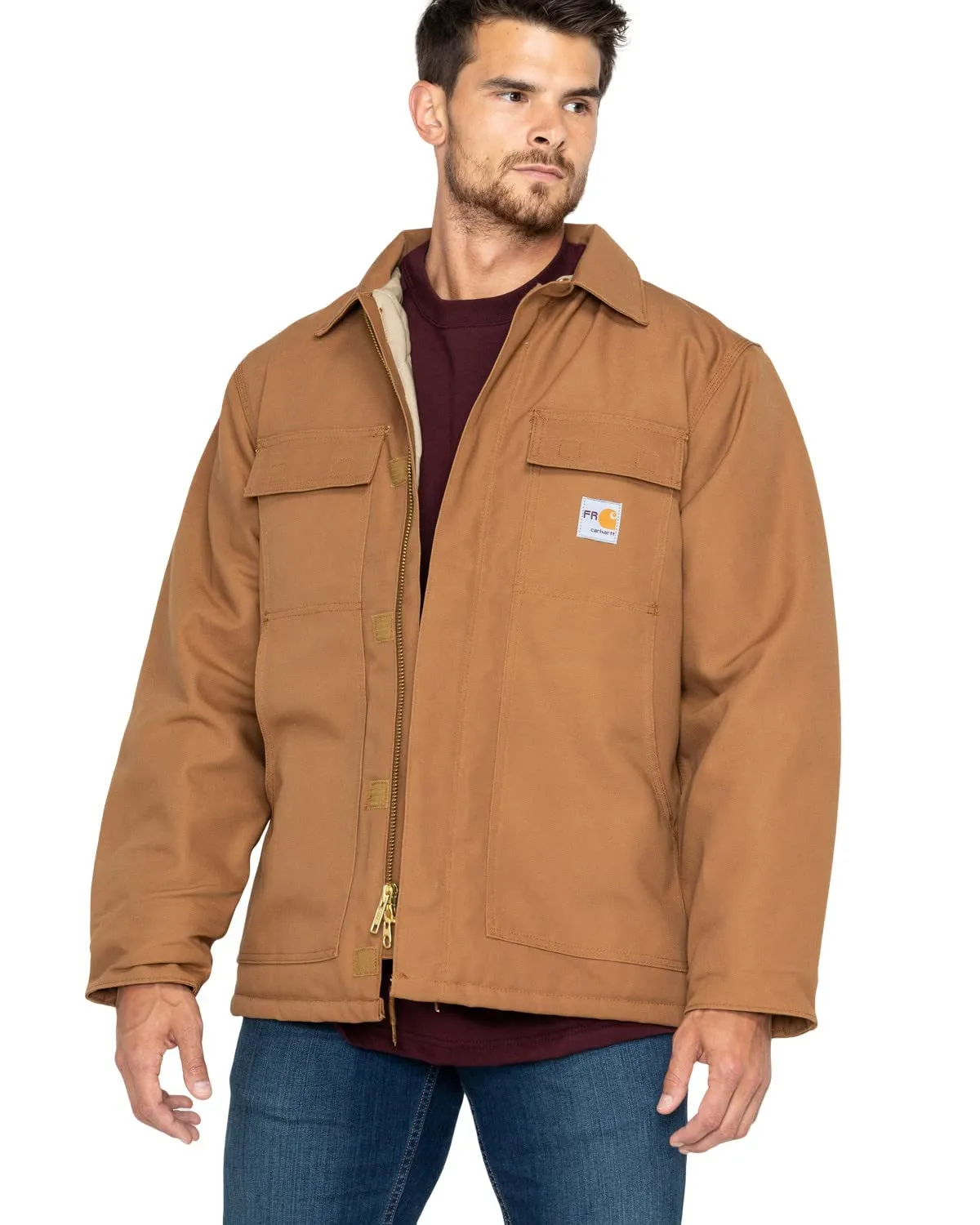 Carhartt Men's Flame Resistant Duck Traditional Coat