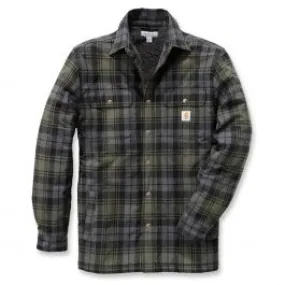 Carhartt 102333 Sale: Hubbard Sherpa Lined Shirt Jacket - Moss