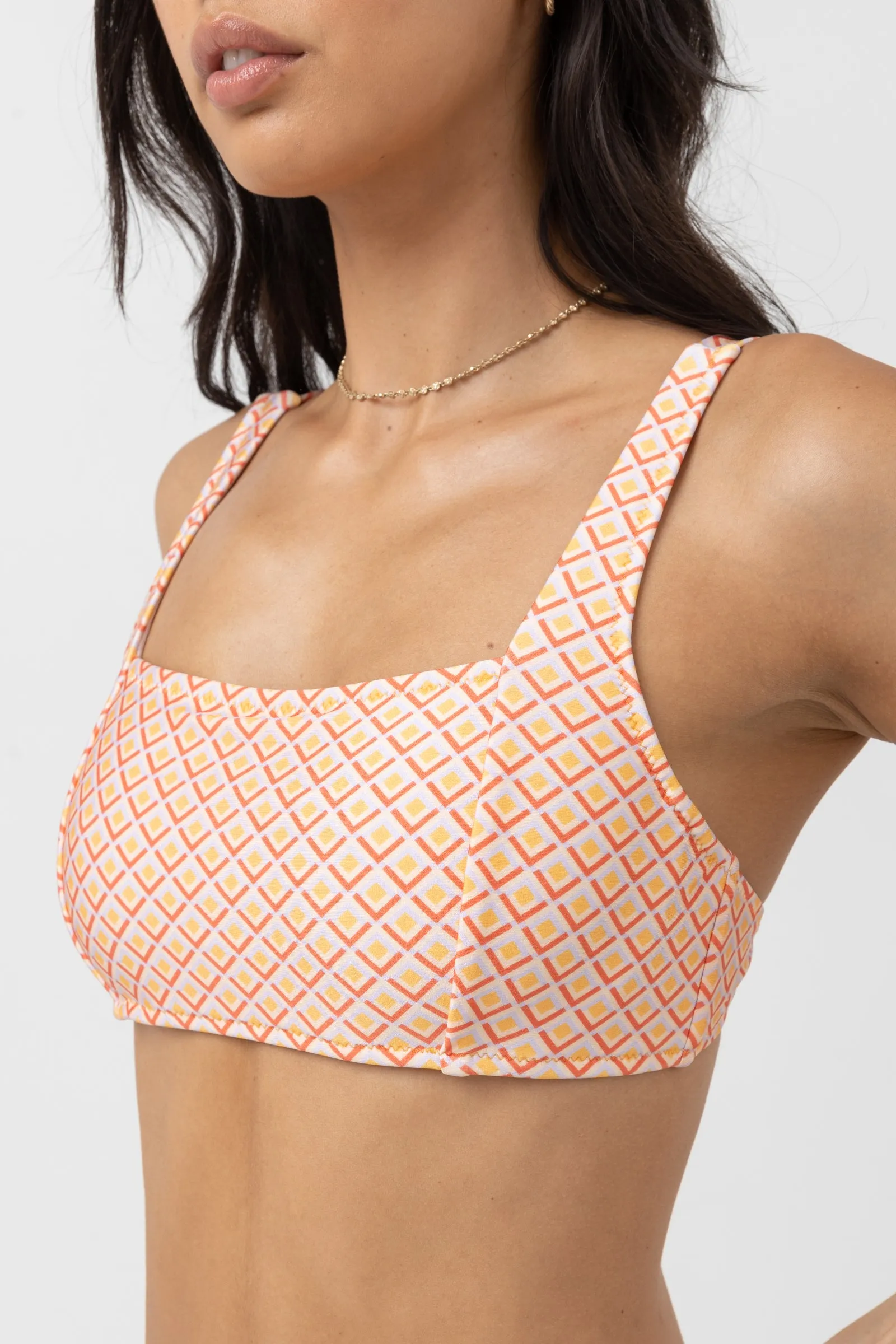 Cayman Geo Support Hidden Underwire Top Mandarin