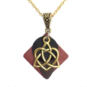 Celtic Heart Trinity Necklace