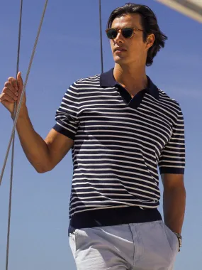 Cillian Polo Sweater in Stripe