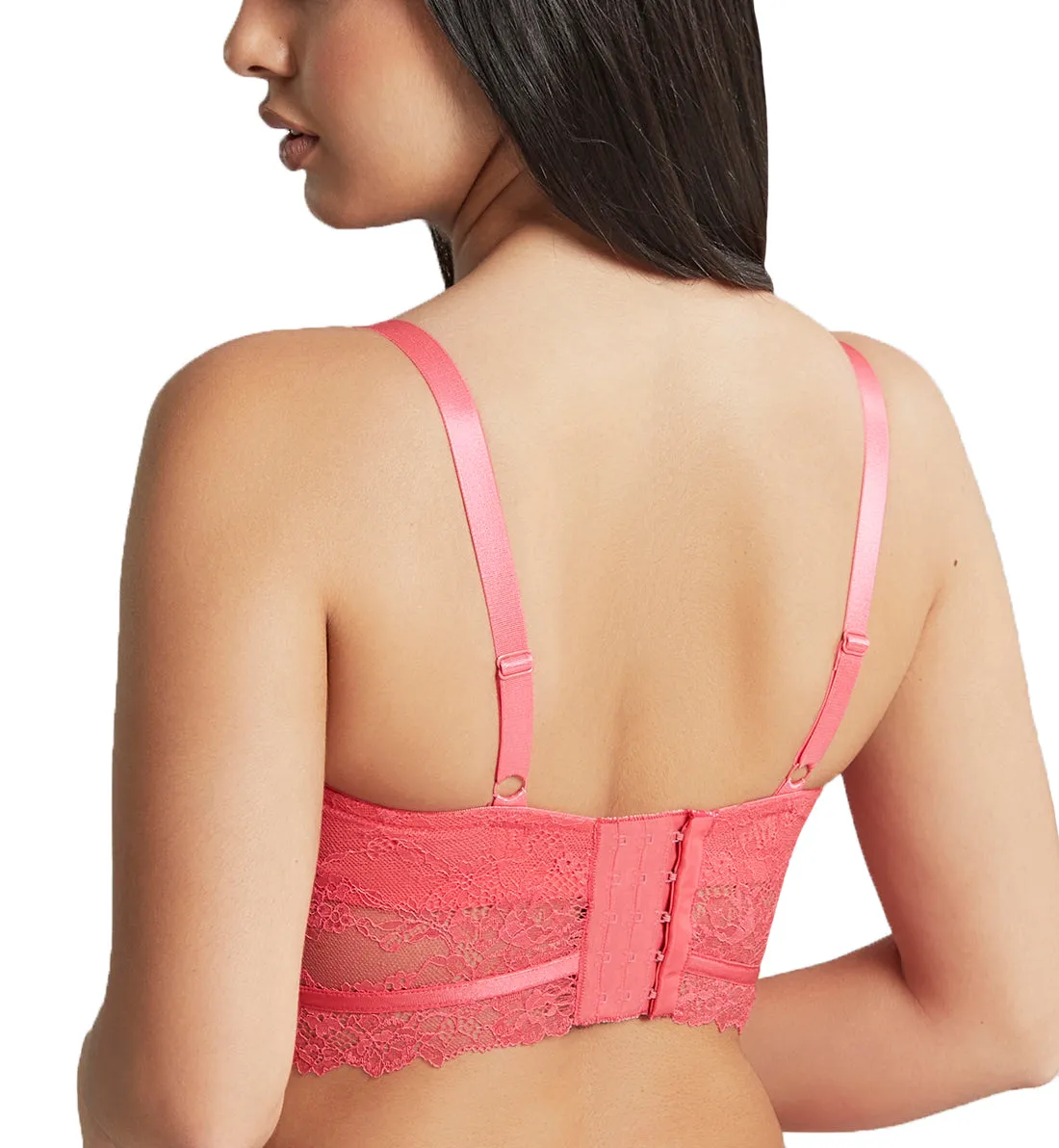 Cleo by Panache Selena Longline Plunge Underwire Bra (10626) - Paradise Pink