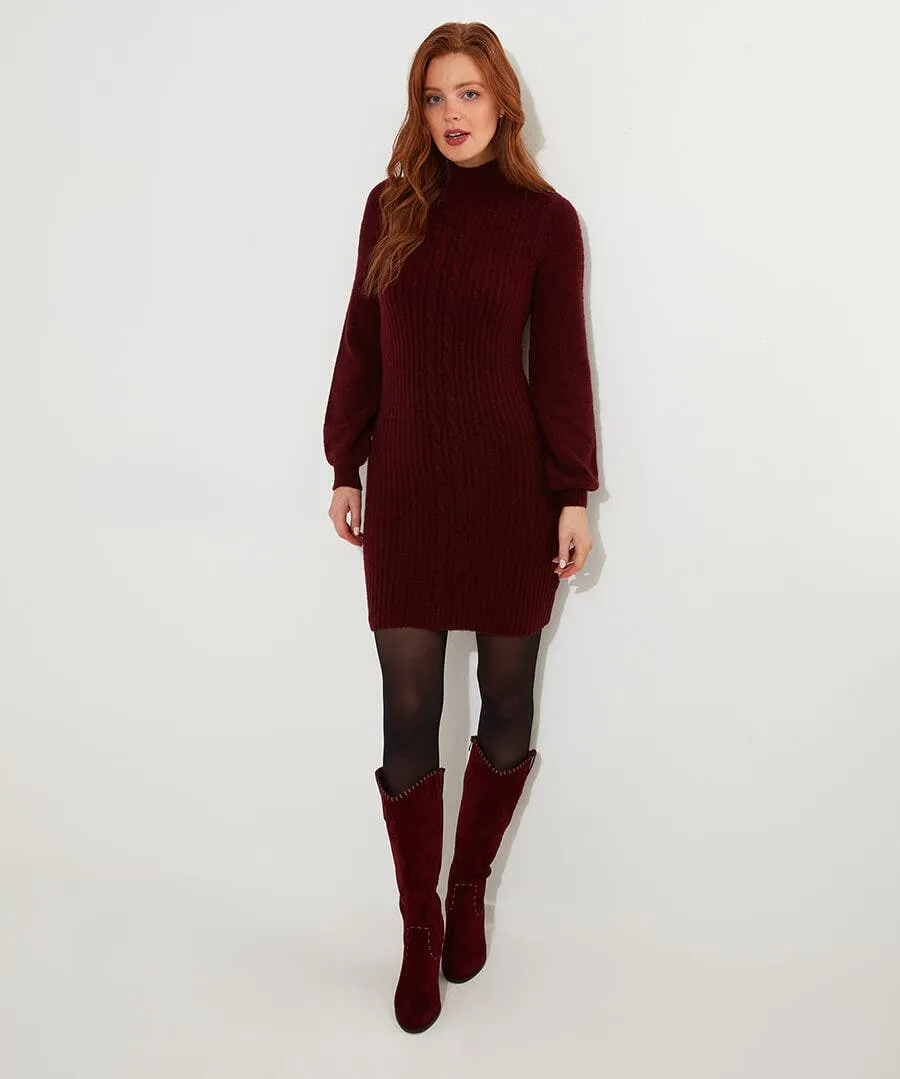 Cosy Cable Jumper Dress