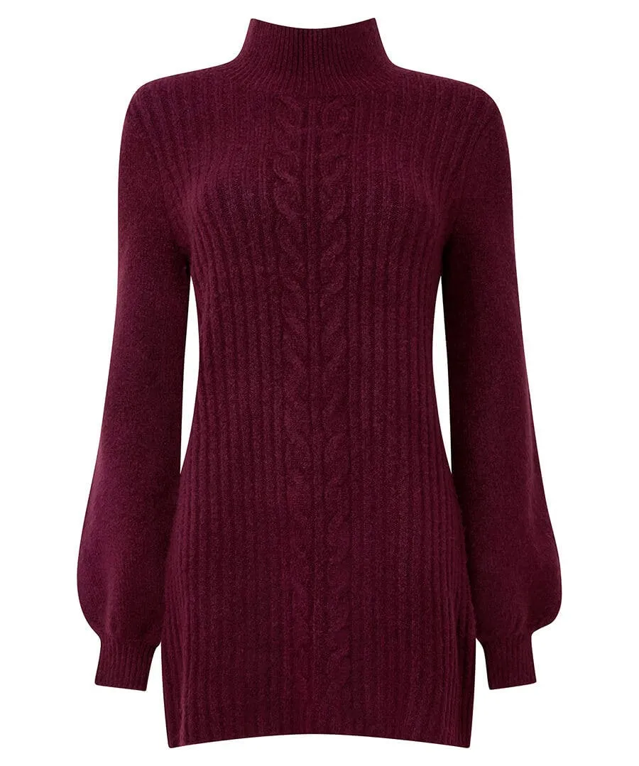 Cosy Cable Jumper Dress