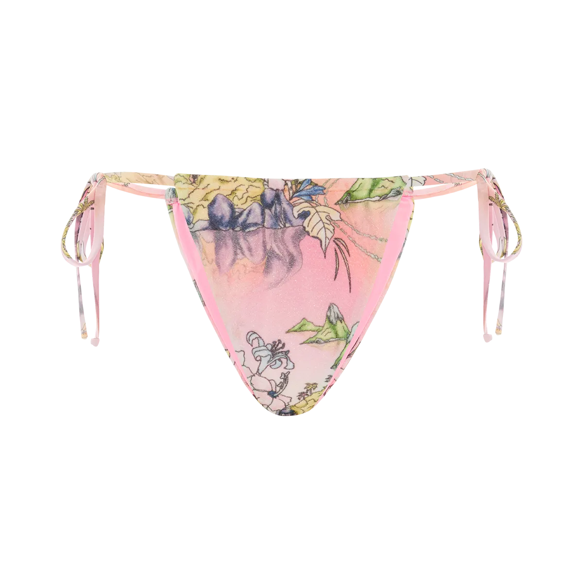 Cynthia Self Tie Bikini Bottoms