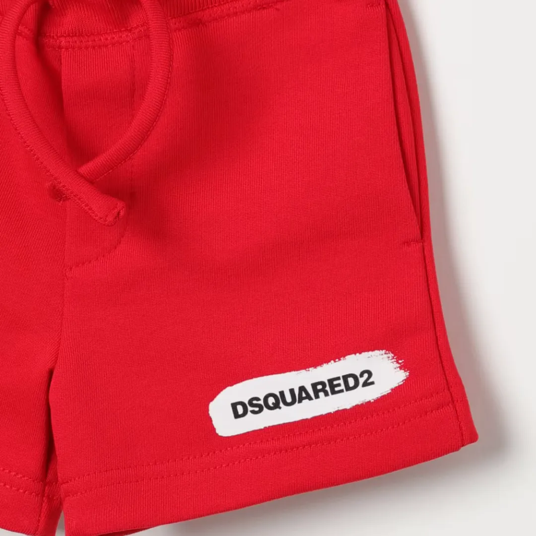 Dsquared Shorts Logo Red