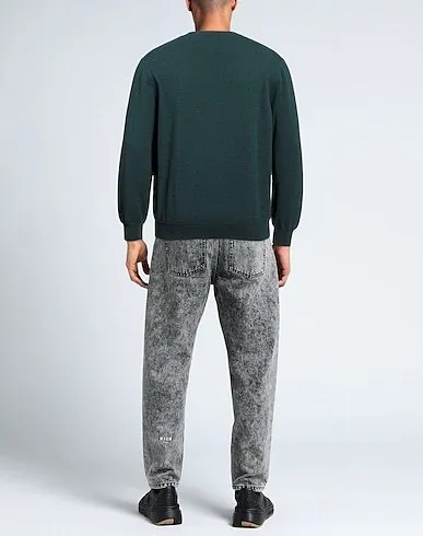 Ermenegildo Zegna  |Crew Neck Cashmere Long Sleeves Plain Oversized Luxury