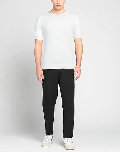 Ermenegildo Zegna  |Crew Neck Plain Cotton Short Sleeves Oversized Luxury