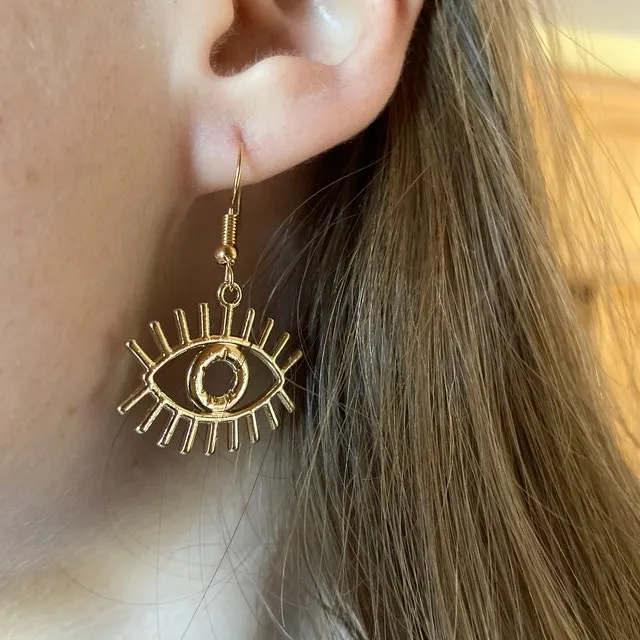 Evil Eye Earrings, protection earrings