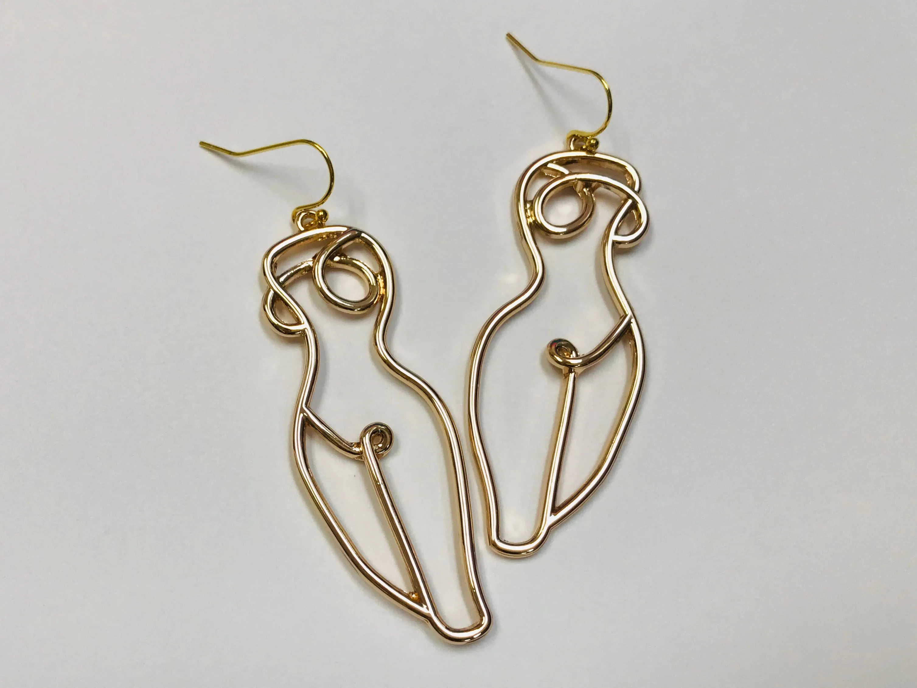 Female Nude Body Earrings