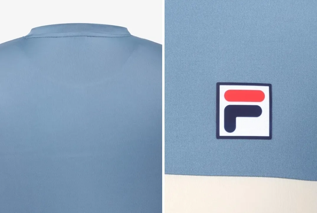 FILA  |Unisex Street Style Logo T-Shirts