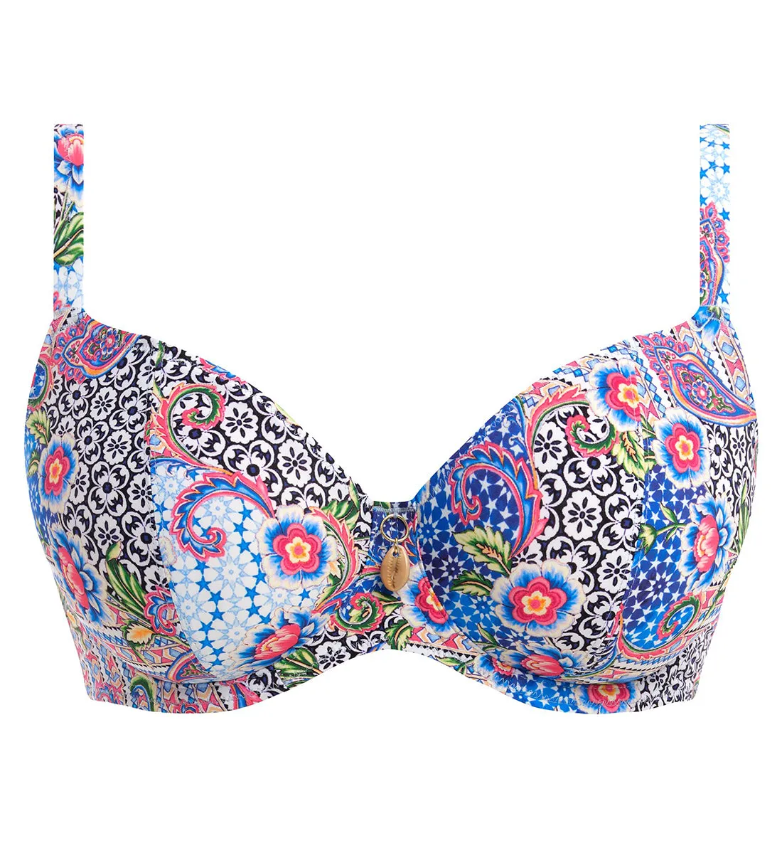 Freya Boho Breeze Underwire Plunge Bikini Top (202302) - Multi