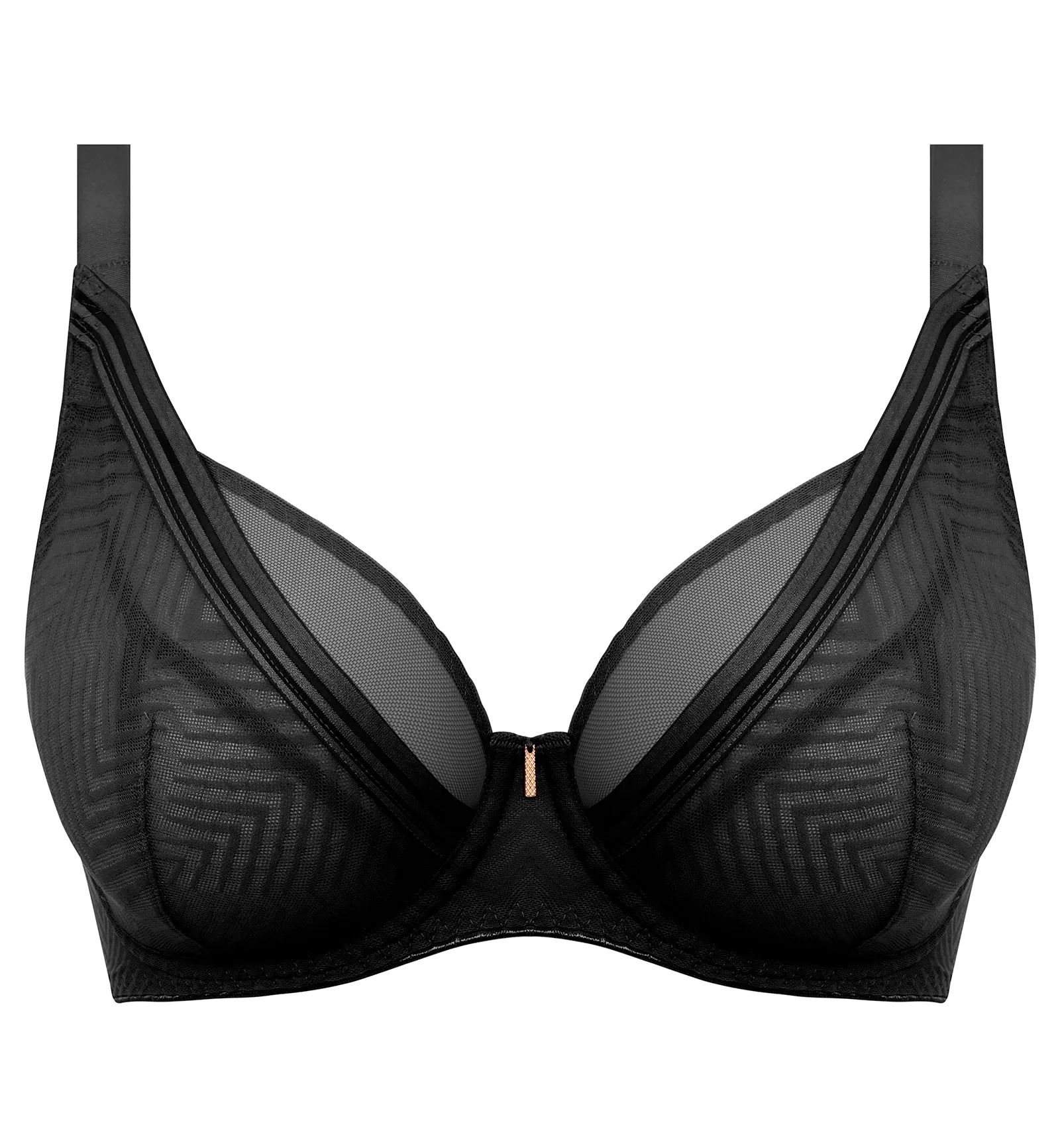 Freya Tailored High Apex Plunge Underwire Bra (401121) - Black