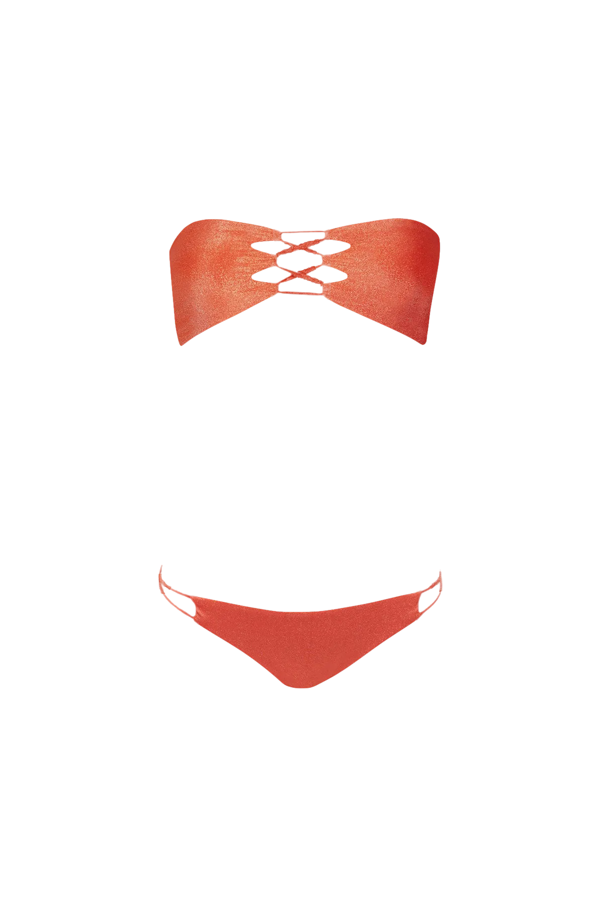 Hava Bikini in Shiny Orange - Bottom