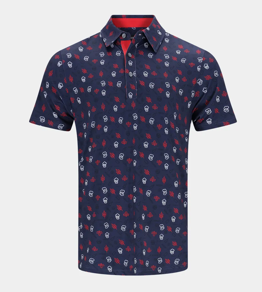 HOPS N BARLEY POLO - NAVY