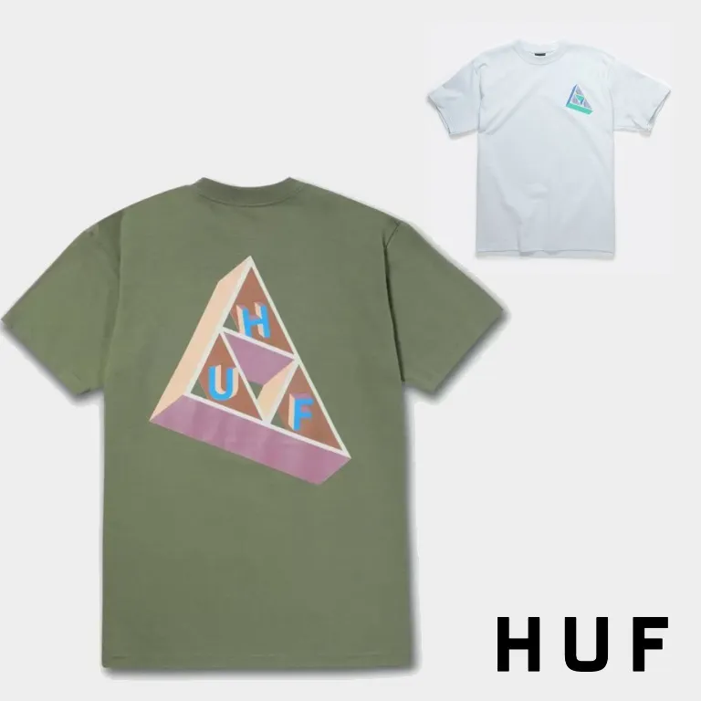 HUF  |Studded Street Style Leather Skater Style T-Shirts