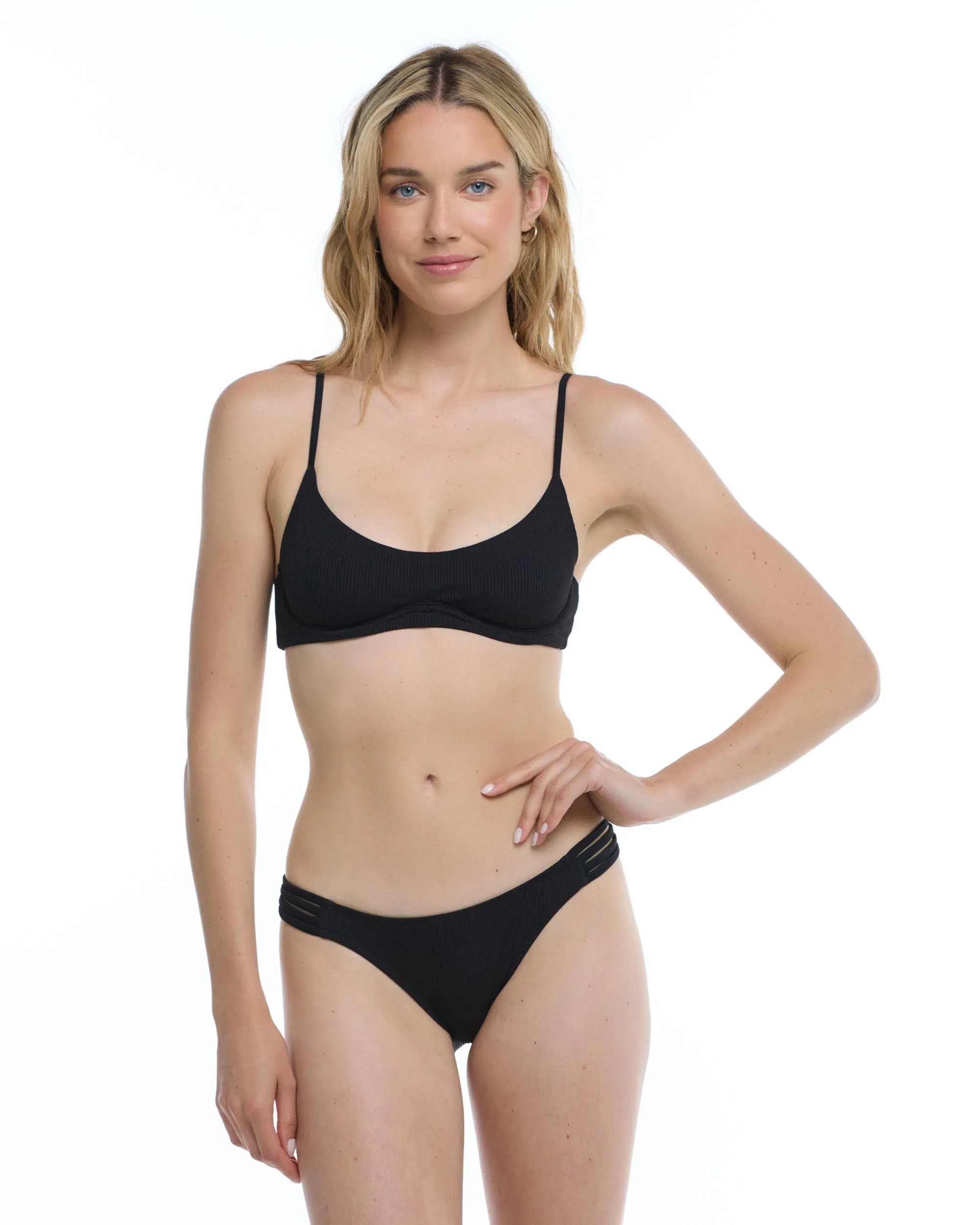 Ibiza Palmer Underwire Bikini Top - Black