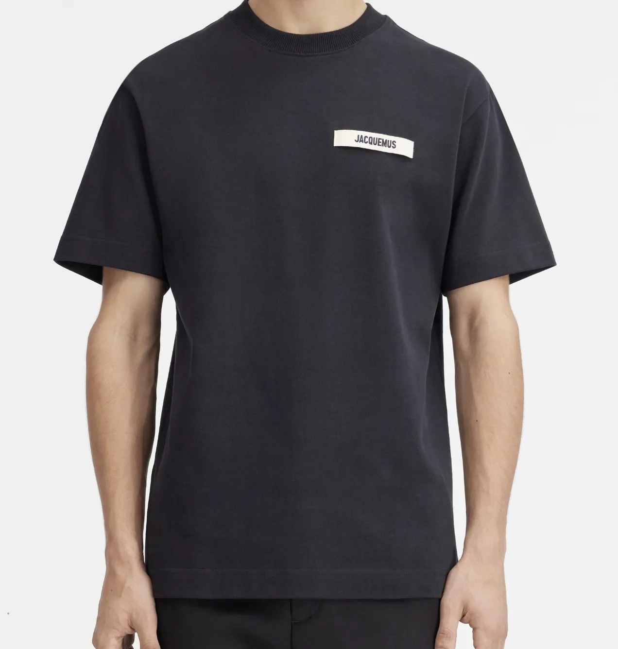 JACQUEMUS  |Plain Cotton Short Sleeves Logo T-Shirts