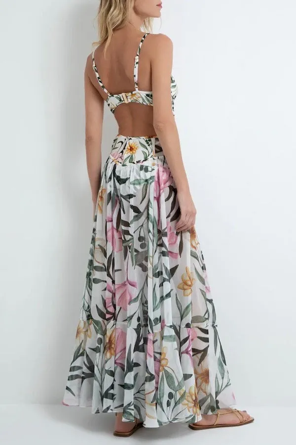 Jasmine Bustier Maxi Dress