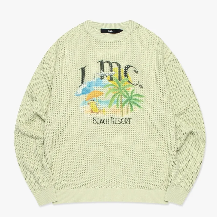 LMC  |Unisex Street Style Long Sleeves Plain Logo Sweaters