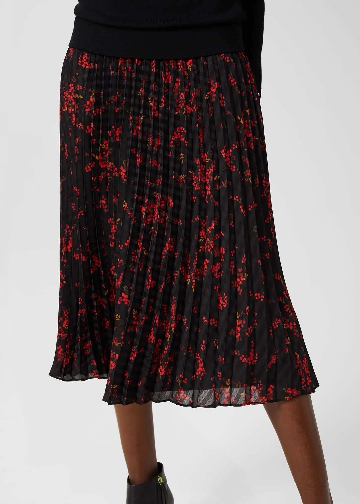 Losie Midi Pleated Skirt 